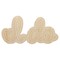 I Do Wedding Fun Text Unfinished Wood Shape Piece Cutout for DIY Craft Projects